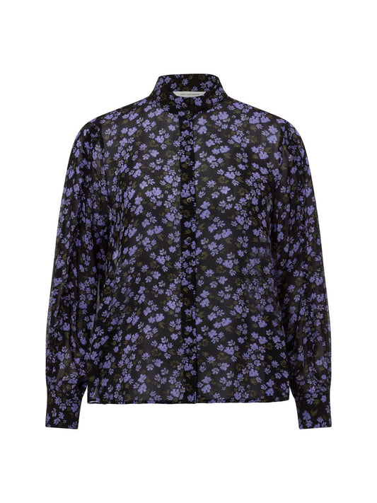 Msch Copenhagen Bluse Damen Viskose gemustert