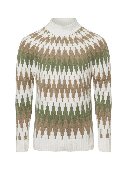 Drykorn Strickpllover Herren Baumwolle gemustert