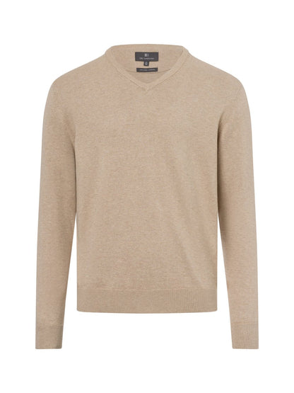 Nils Sundström Pullover Herren Baumwolle meliert