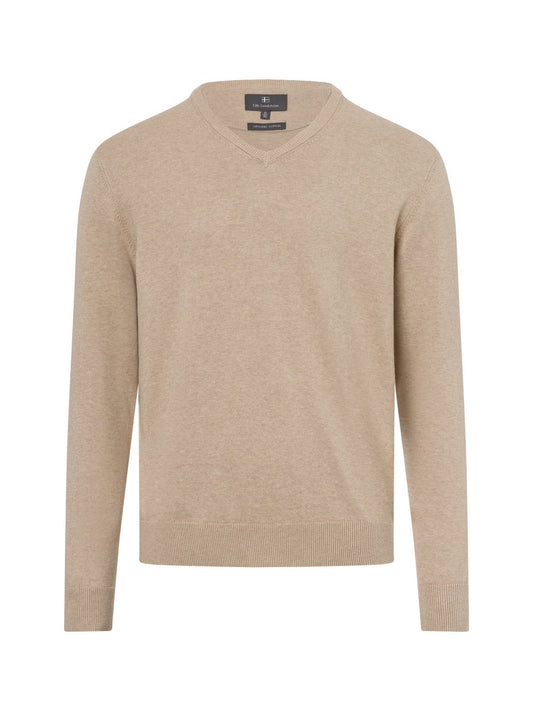 Nils Sundström Pullover Herren Baumwolle meliert