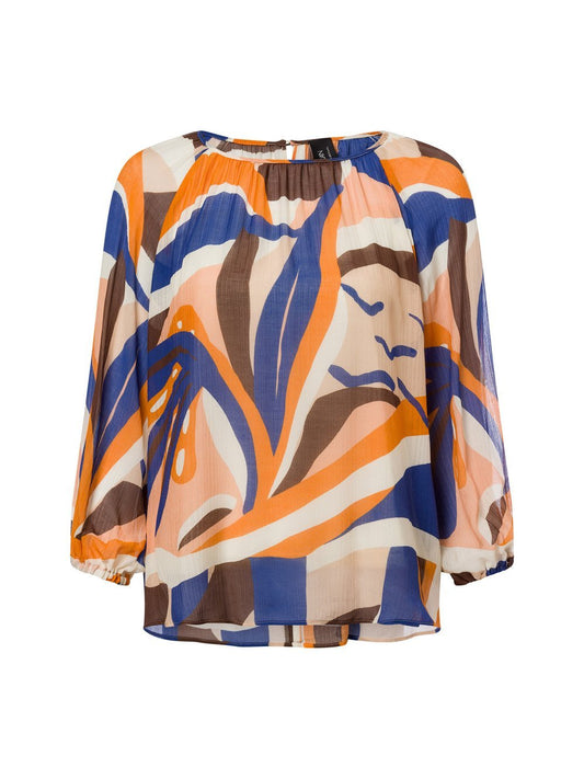 Marc Cain Blusenshirt Damen Viskose gemustert