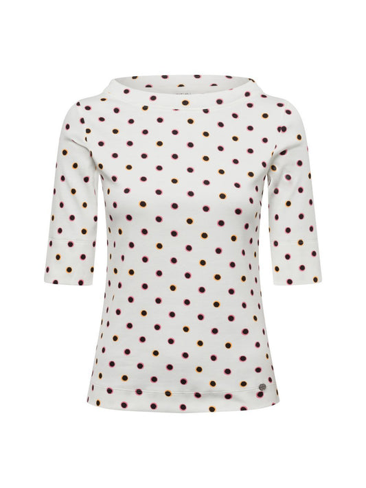 Marc Cain T-Shirt Damen Baumwolle gepunktet