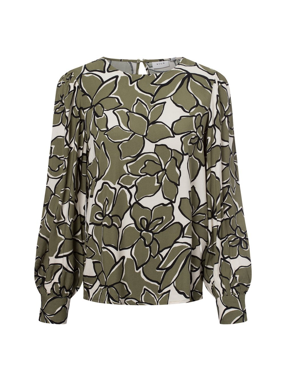 Vila Blusenshirt Damen Viskose gemustert