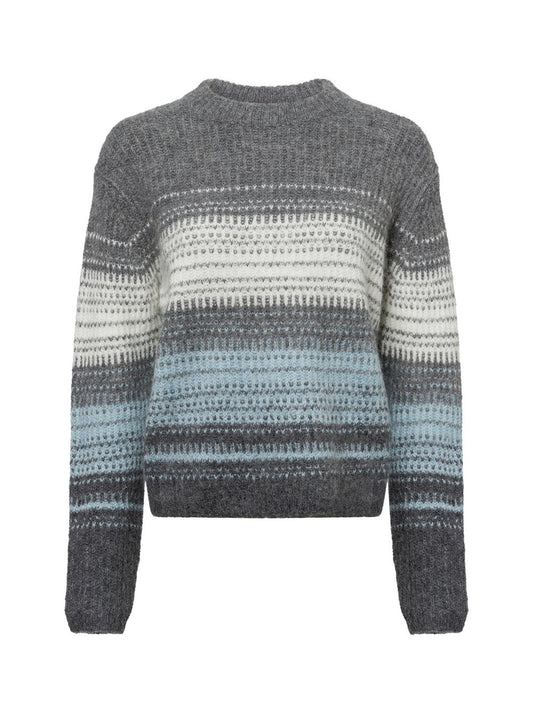 Opus Strickpullover mit Wollanteil Damen gemustert