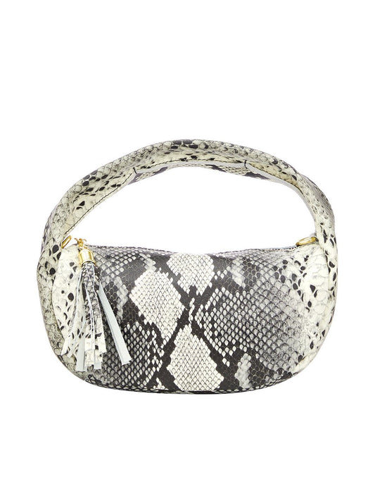 Faina Schultertaschen Damen Leder gemustert