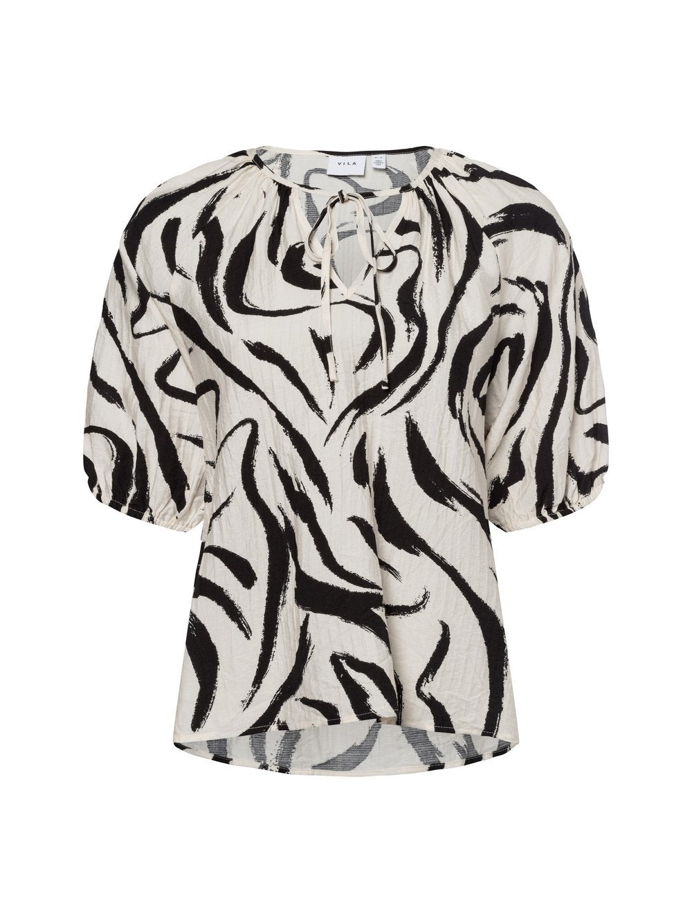 Vila Blusenshirt Damen Viskose gemustert