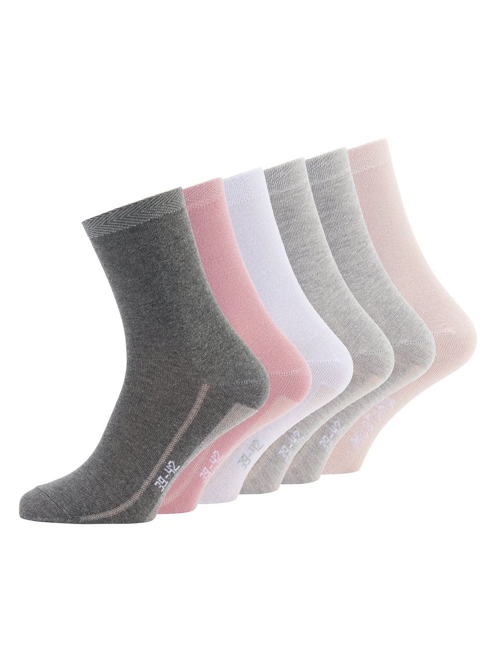 Mustang 6er Pack Midi Socken Damen Baumwolle