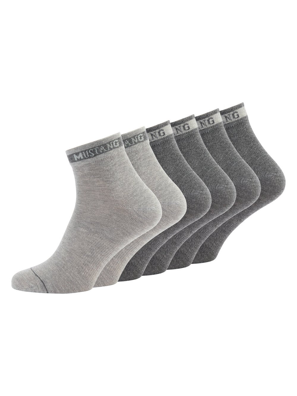 Mustang 6er Pack Midi Socken Herren Baumwolle