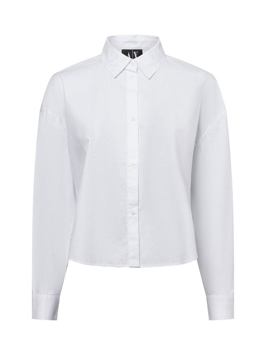 Armani Exchange Hemdbluse Damen Baumwolle