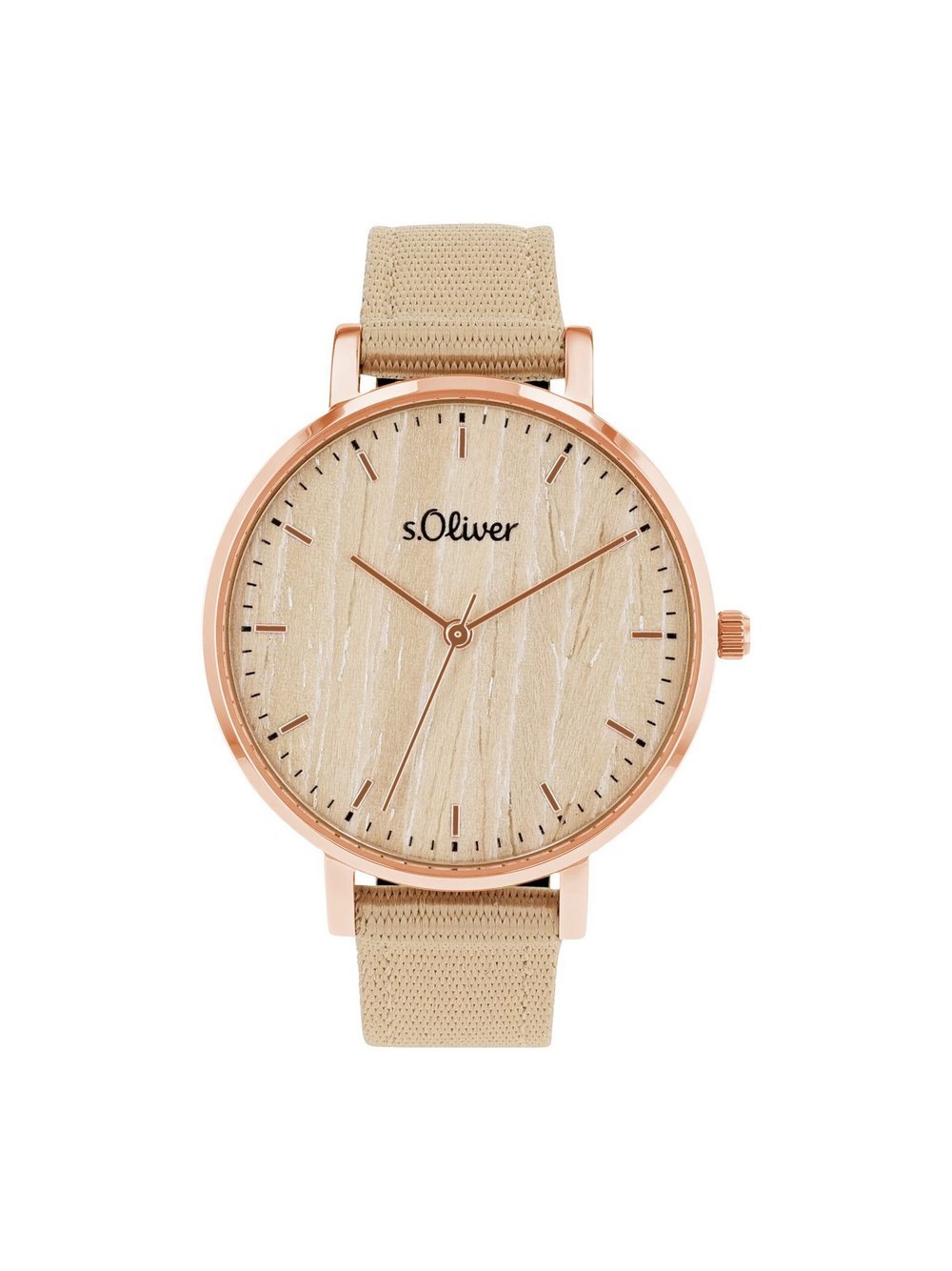 s.Oliver Quarzuhr Jungen Metall