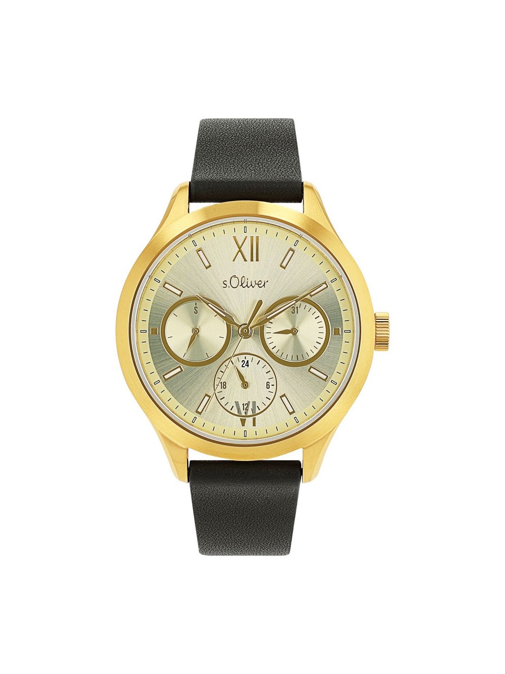 s.Oliver Quarzuhr Jungen Metall