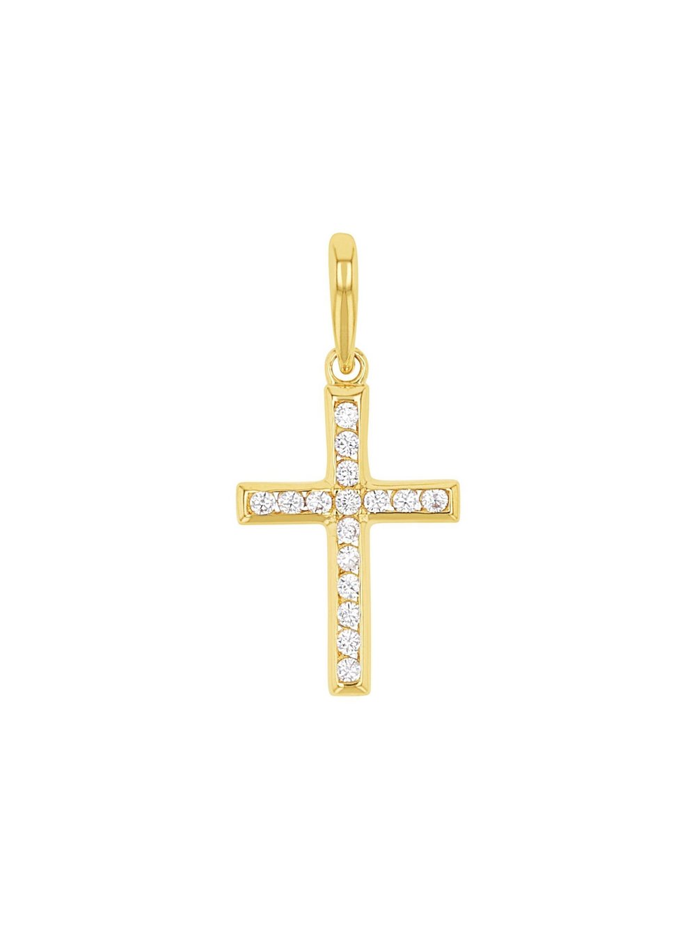 amor Motivanhänger Damen Gelbgold