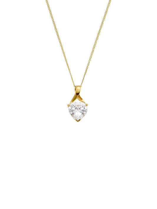 amor Kette mit Anhänger Damen Gelbgold