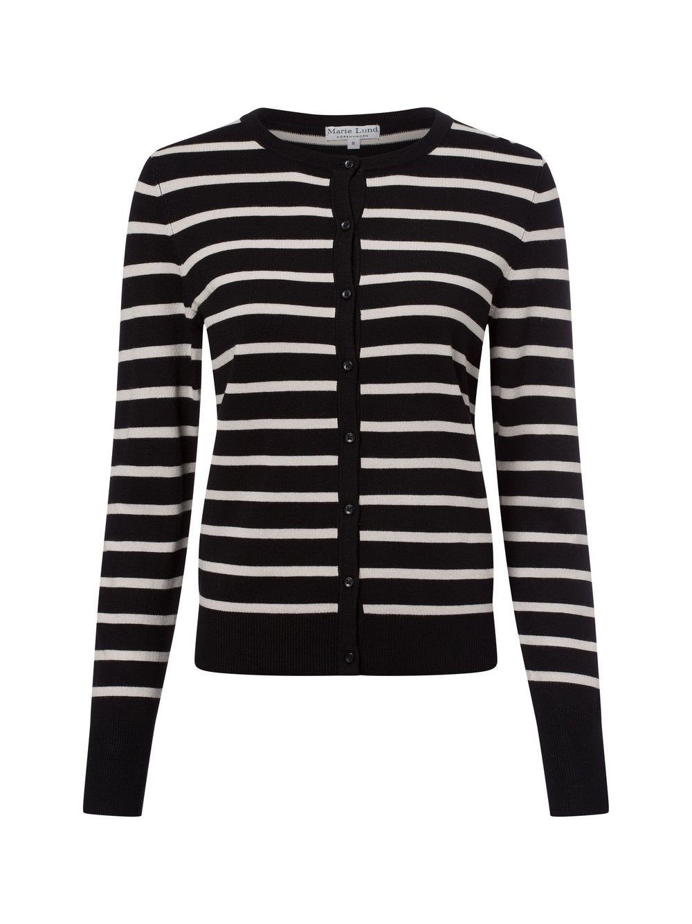 Marie Lund Strickjacke Damen Viskose gestreift