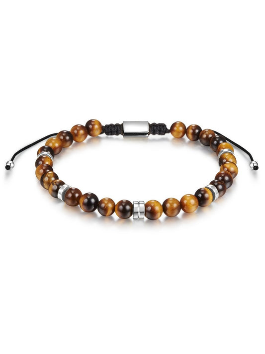 Männerglanz Armband Herren Naturstein