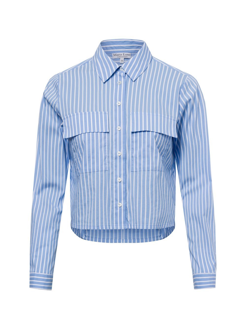 Marie Lund Hemdbluse Damen Baumwolle gestreift