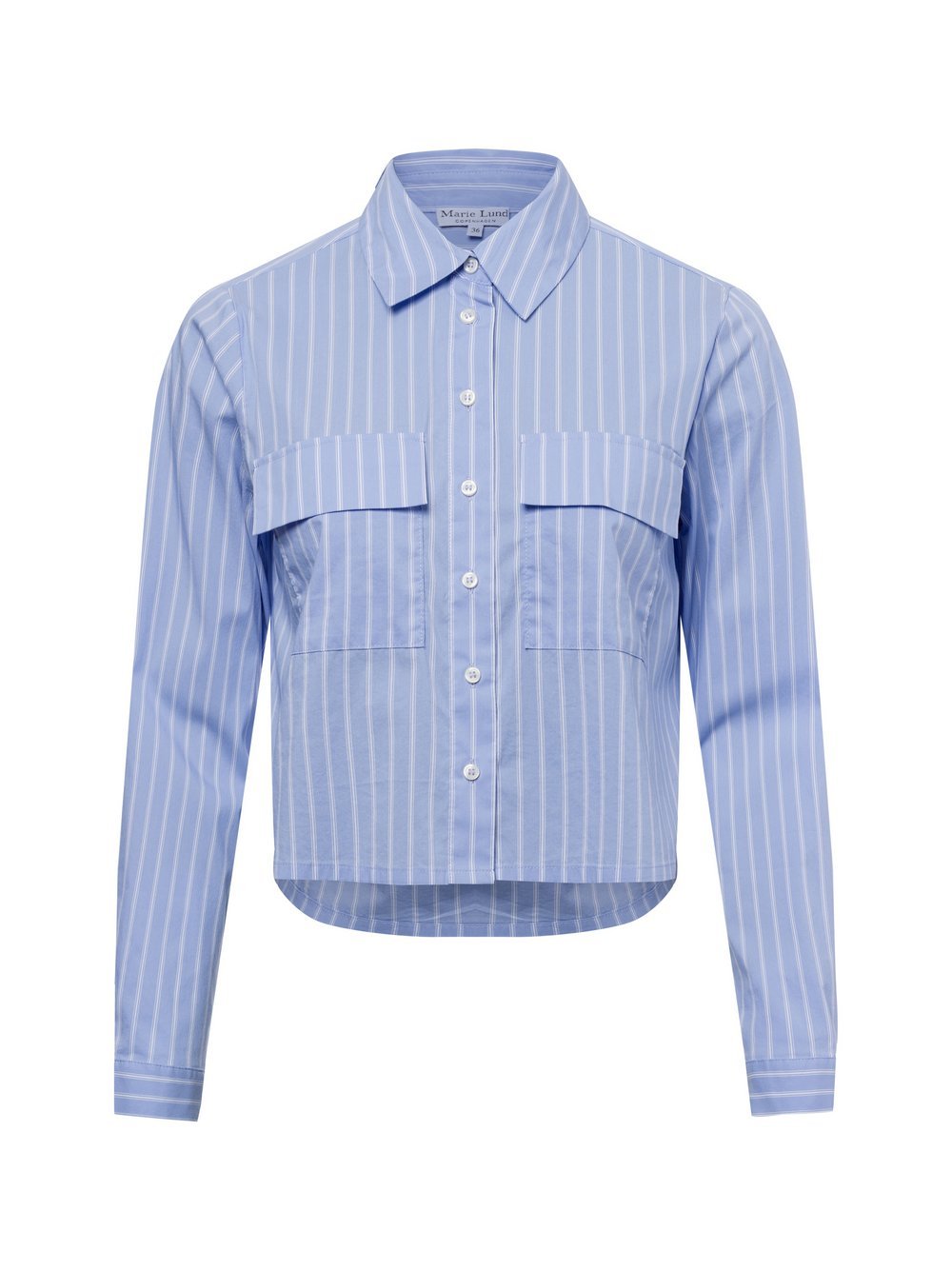 Marie Lund Hemdbluse Damen Baumwolle gestreift