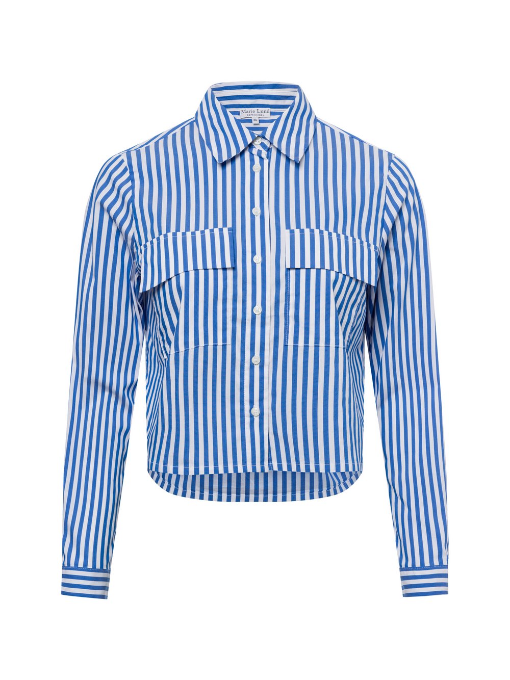 Marie Lund Hemdbluse Damen Baumwolle gestreift