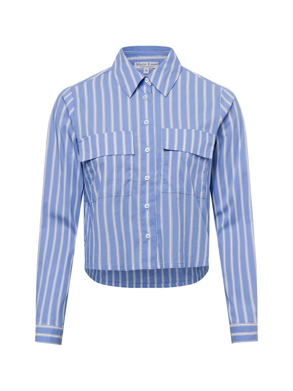 Marie Lund Hemdbluse Damen Baumwolle gestreift