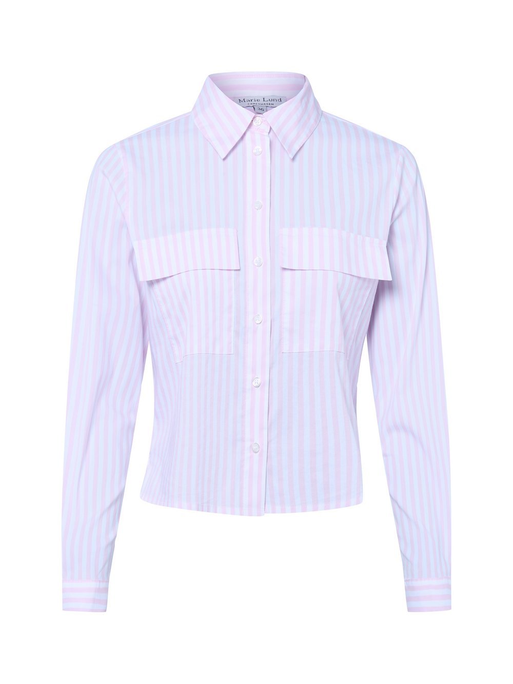 Marie Lund Hemdbluse Damen Baumwolle gestreift