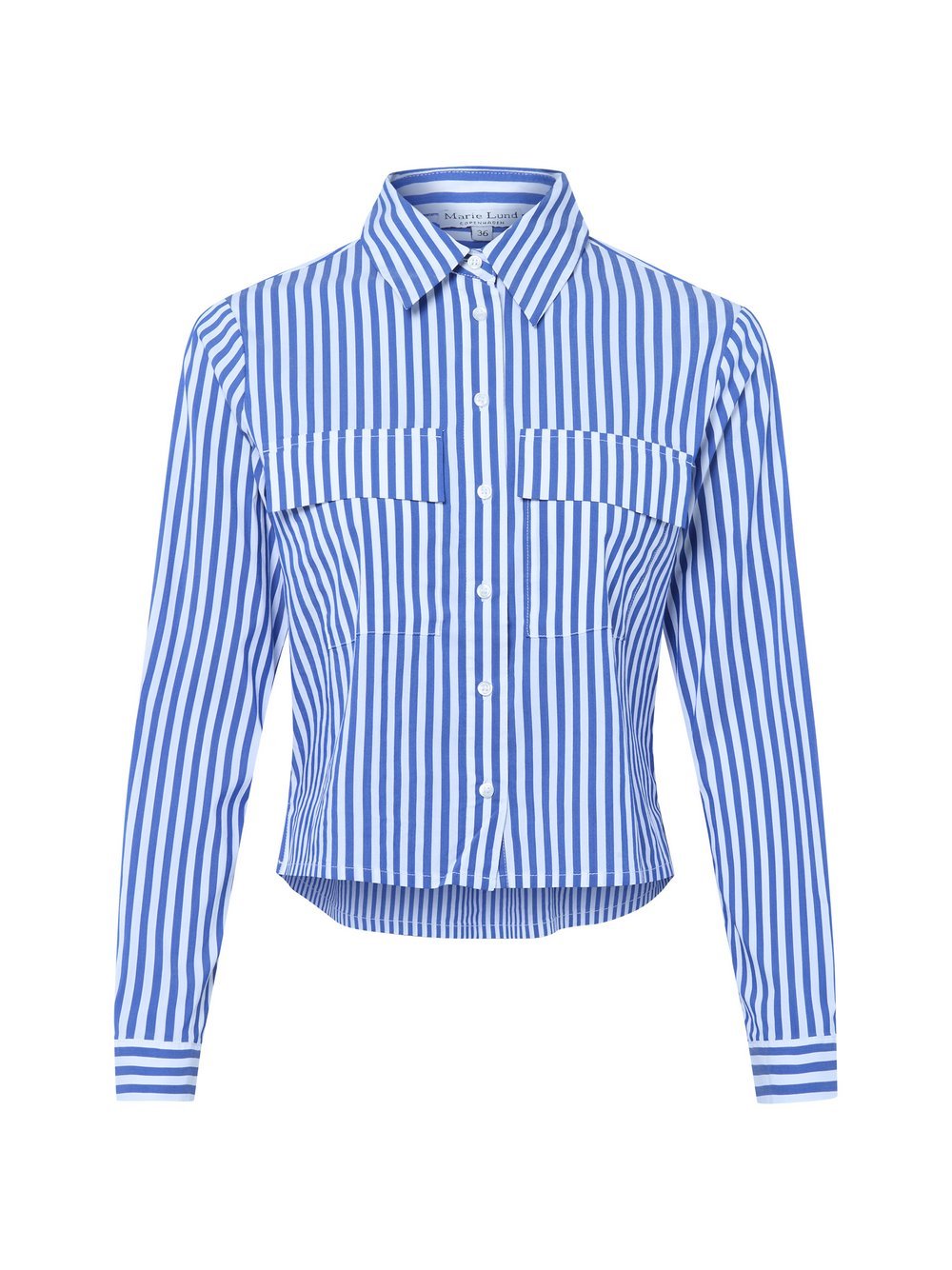 Marie Lund Hemdbluse Damen Baumwolle gestreift