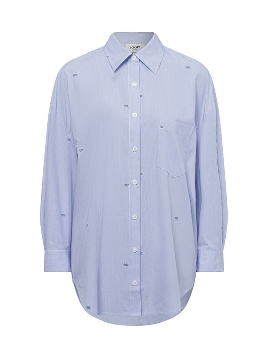 Joop Jeans Hemdbluse Damen Baumwolle gestreift