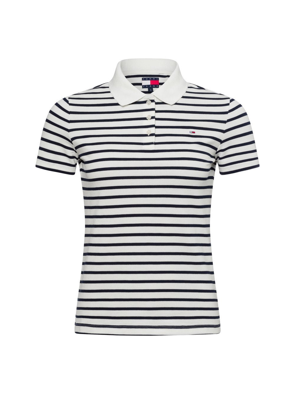 Tommy Jeans Poloshirt Damen Baumwolle gestreift