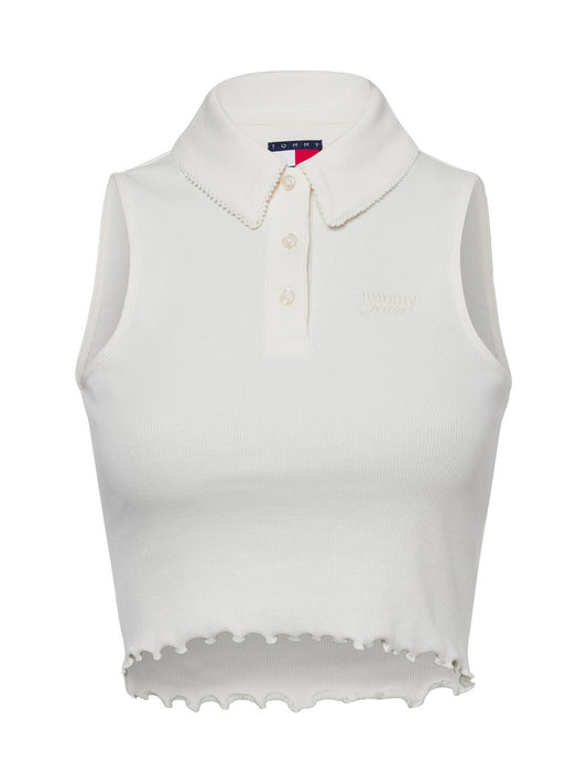 Tommy Jeans Crop Top Damen Baumwolle