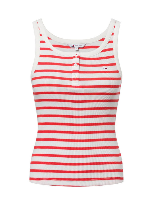 Tommy Jeans Tanktop Damen Baumwolle gestreift