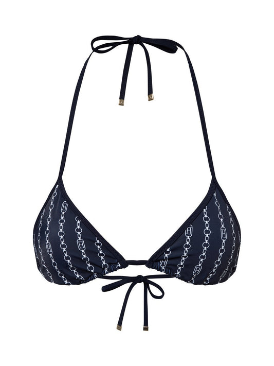 Tommy Hilfiger Bikini-Top Damen Polyamid gemustert