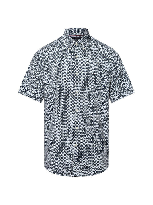 Tommy Hilfiger Hemd Herren Regular Fit Modal gemustert