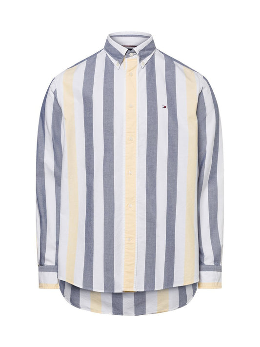 Tommy Hilfiger Freizeithemd Herren Comfort Fit Baumwolle gestreift