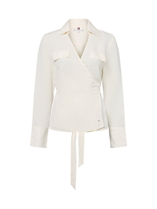 Tommy Hilfiger Hemdbluse mit Leinenanteil Damen