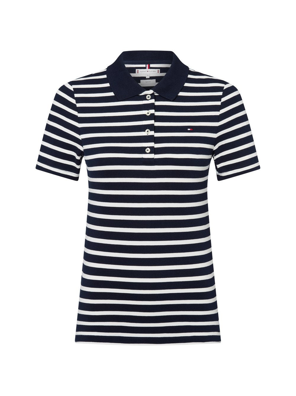 Tommy Hilfiger Poloshirt Damen Baumwolle gestreift