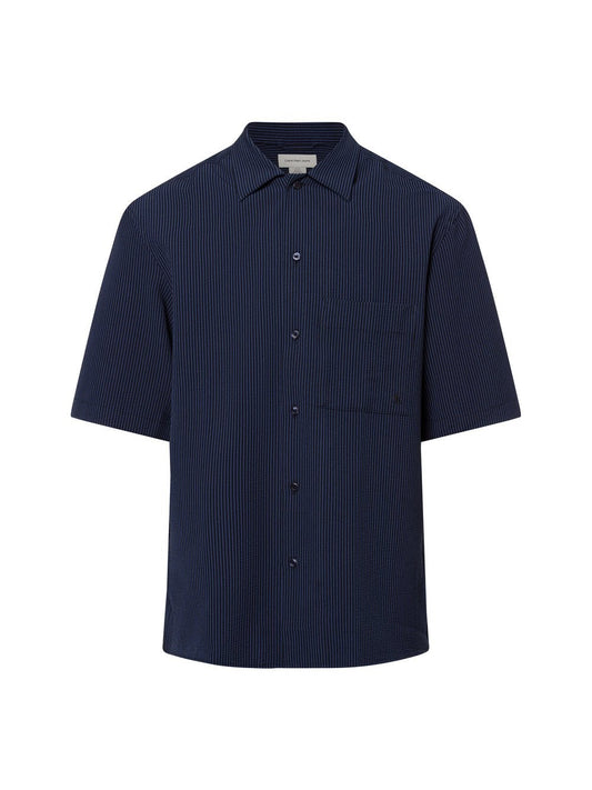 Calvin Klein Jeans Kurzarm-Freizeithemd Herren Comfort Fit gestreift