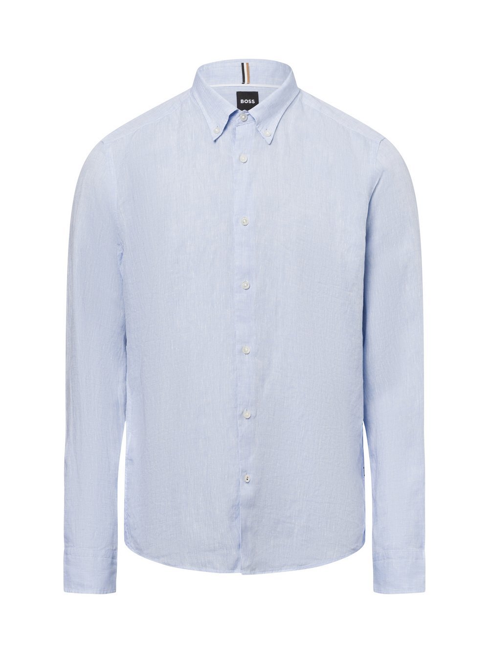 BOSS Freizeithemd aus Leinen-Anteil Herren Regular Fit