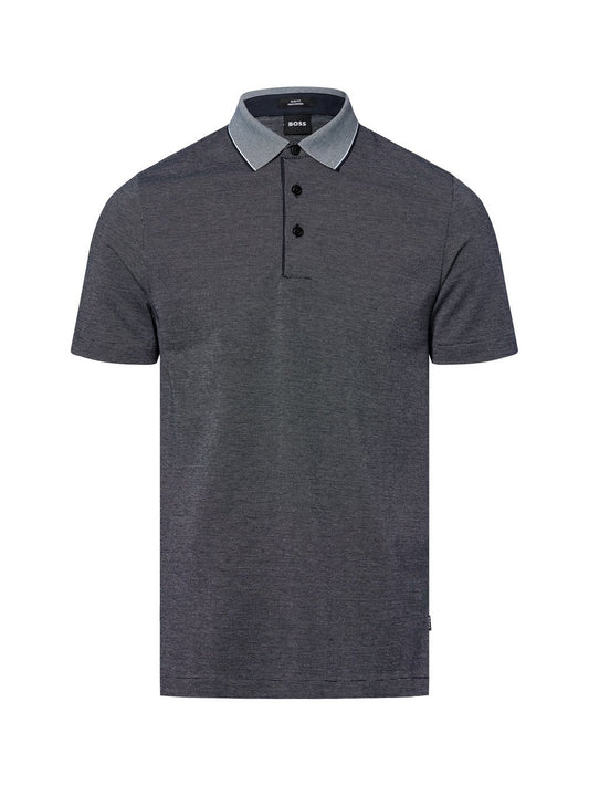BOSS Poloshirt Herren Baumwolle gemustert
