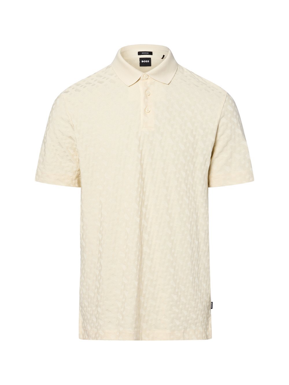 BOSS Poloshirt Herren Baumwolle strukturiert