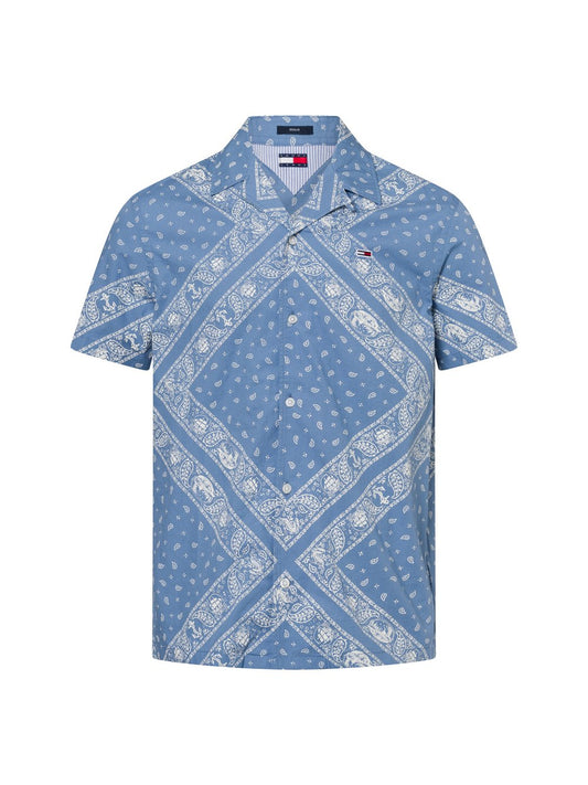 Tommy Jeans Freizeithemd Herren Regular Fit Baumwolle gemustert