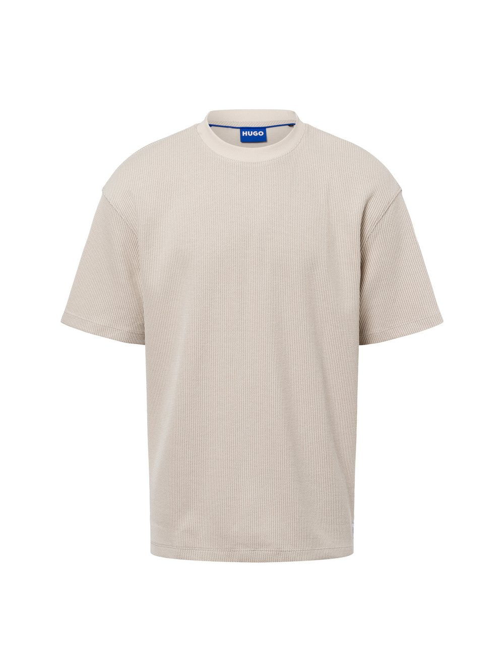 HUGO T-Shirt Herren Baumwolle strukturiert