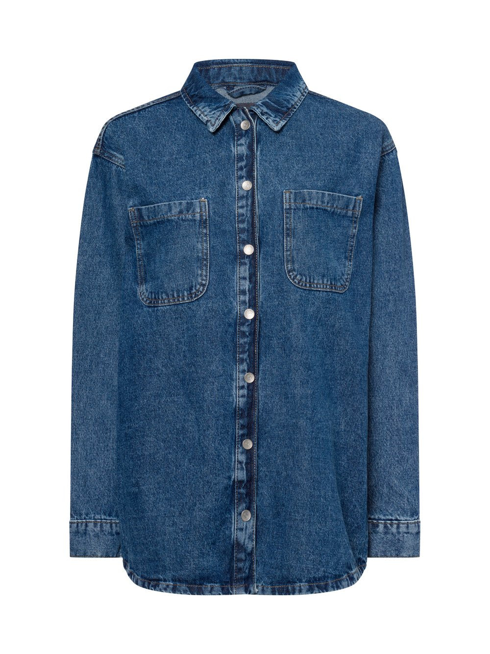 Noisy May Jeansbluse Damen Baumwolle