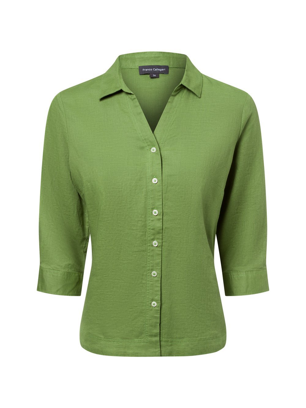 Franco Callegari Bluse Damen Leinen