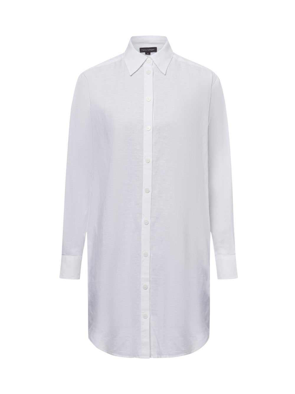Franco Callegari Bluse mit Leinenanteil Damen Baumwolle