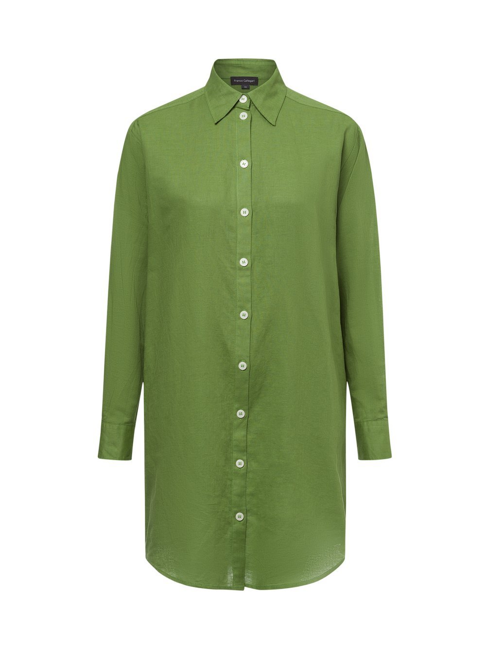 Franco Callegari Bluse mit Leinenanteil Damen Baumwolle