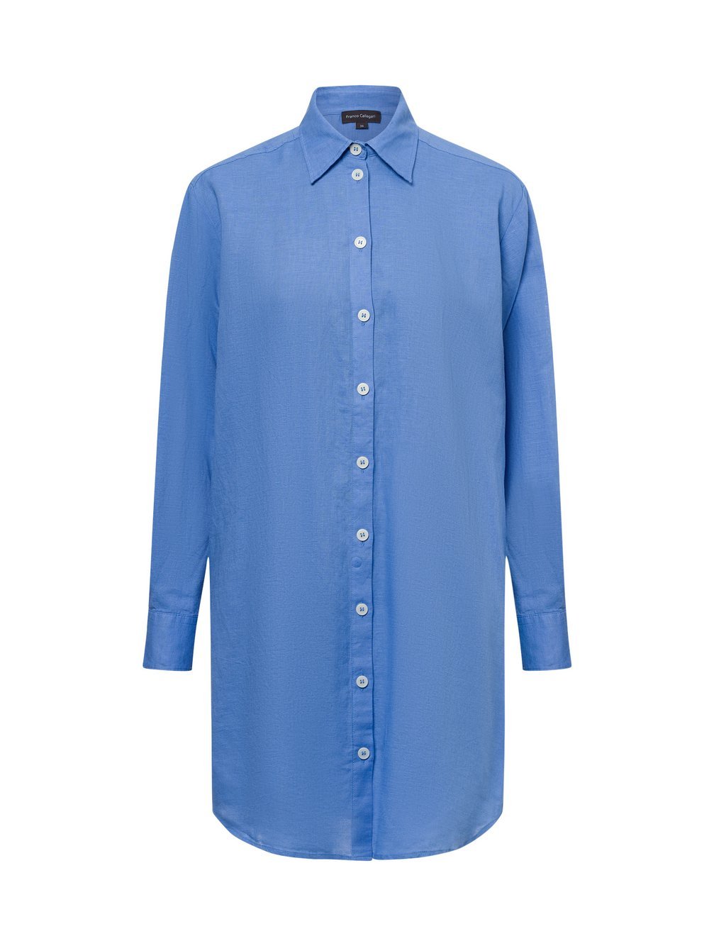 Franco Callegari Bluse mit Leinenanteil Damen Baumwolle