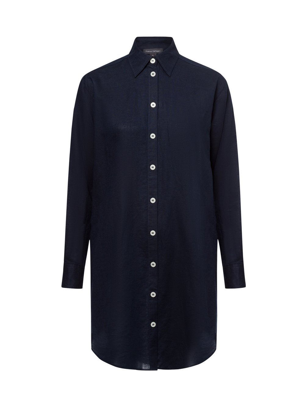 Franco Callegari Bluse mit Leinenanteil Damen Baumwolle