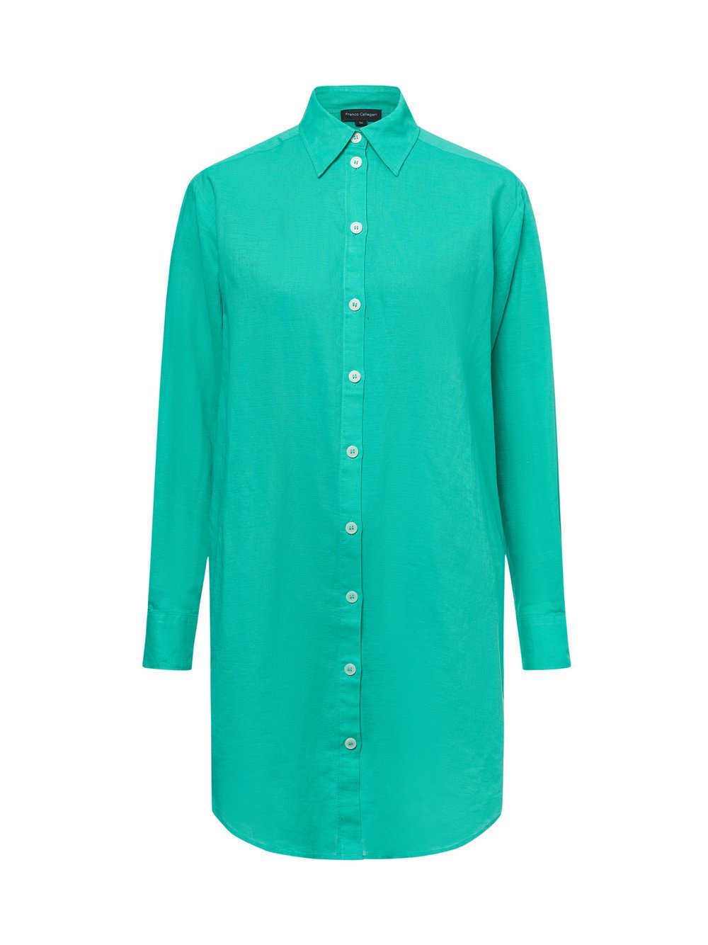 Franco Callegari Bluse mit Leinenanteil Damen Baumwolle