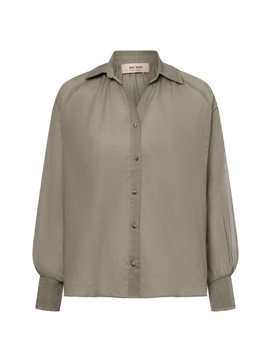 MOS MOSH Hemdbluse Damen Baumwolle