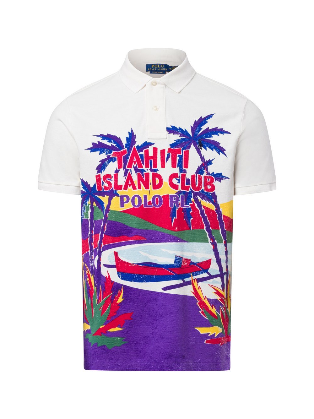 Polo Ralph Lauren Poloshirt Herren Baumwolle bedruckt