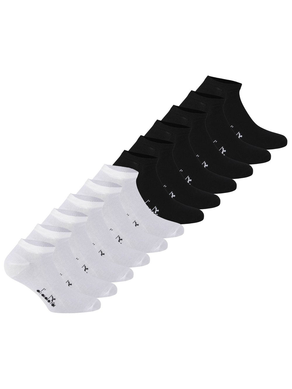Diadora Socken 12er Pack Damen Baumwolle gemustert